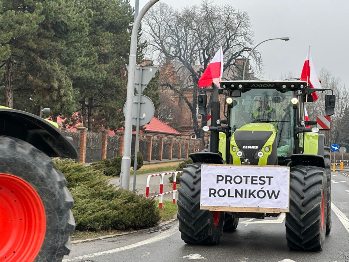 Kolejny protest rolników w Tarnowie