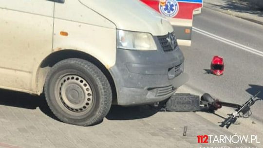 10-latek w szpitalu po zderzeniu hulajnogi elektrycznej z samochodem 10-latek w szpitalu po zderzeniu hulajnogi elektrycznej z samochodem