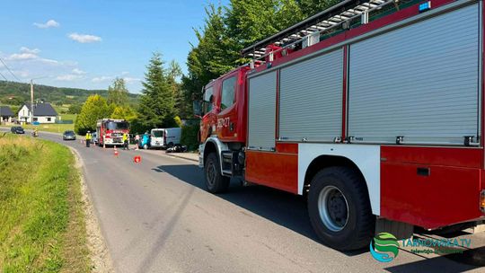 14-latek poszkodowany po zderzeniu motoroweru z samochodem w Zalasowej
