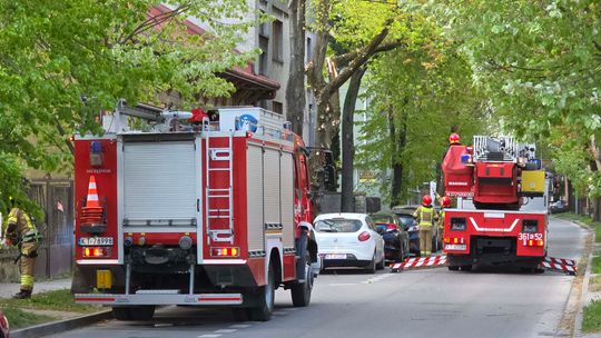 18 interwencji straży pożarnej po silnym wietrze w Tarnowie i powiecie