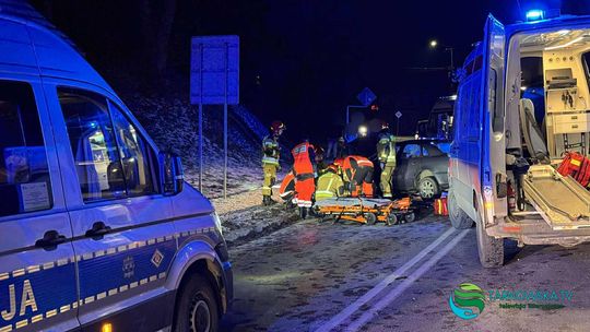 31-latek zginął w wypadku w Porębie Radlnej. Kierowca audi pijany i bez uprawnień, został zatrzymany przez policję