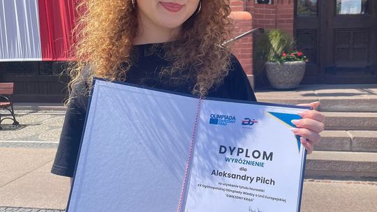 Aleksandra Pilch laureatką z wyróżnieniem Aleksandra Pilch laureatką z wyróżnieniem