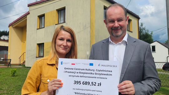 Blisko 400 tys. zł na nową bibliotekę w Rzepienniku Strzyżewskim
