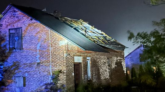 Brak prądu, uszkodzone dachy i połamane drzewa na Powiślu Dąbrowskim po nocnej wichurze Brak prądu, uszkodzone dachy i połamane drzewa na Powiślu Dąbrowskim po nocnej wichurze