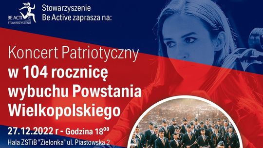 Brzesko. Koncert Patriotyczny w 104 rocznicę wybuchu Powstania Wielkopolskiego