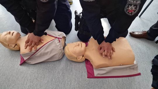 Dąbrowscy policjanci szkolili się z udzielania pierwszej pomocy