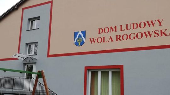 Dom Ludowy w Woli Rogowskiej będzie miał nowe wyposażenie
