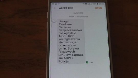 "Dostałem SMS, ale go zignorowałem". ABW wyjaśnia sprawę fałszywych SMS-ów ostrzegawczych