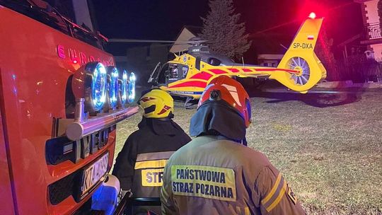 Dramatyczna akcja pod Tarnowem. 12-latka zatruła się tlenkiem węgla. Lądował śmigłowiec LPR Dramatyczna akcja pod Tarnowem. 12-latka zatruła się tlenkiem węgla. Lądował śmigłowiec LPR