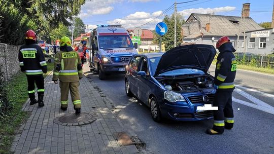Dwa samochody osobowe zderzyły się Bogoniowicach