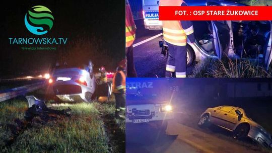 Dwa wypadki na autostradzie A4 pod Tarnowem, trzeci w Zaczarniu. Dwie osoby trafiły do szpitala Dwa wypadki na autostradzie A4 pod Tarnowem, trzeci w Zaczarniu. Dwie osoby trafiły do szpitala