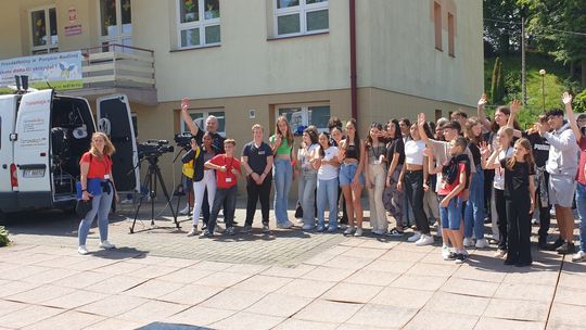 Dzień mediów wieńczy Erasmus+ w Porębie Radlnej