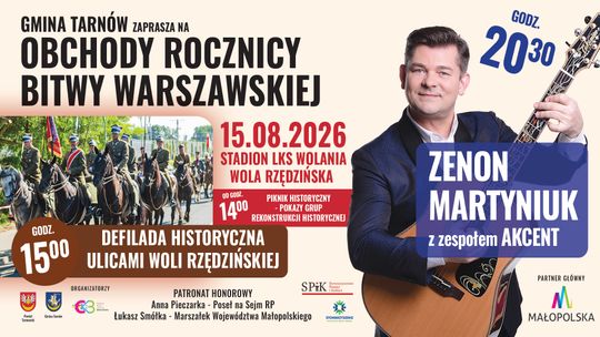Gmina Tarnów zaprasza na obchody rocznicy Bitwy Warszawskiej