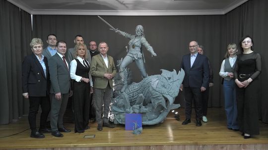 Imponująca figurka Ciri z Wiedźmina 3 wydrukowana w 3D w PCEiKZ w Szczucinie