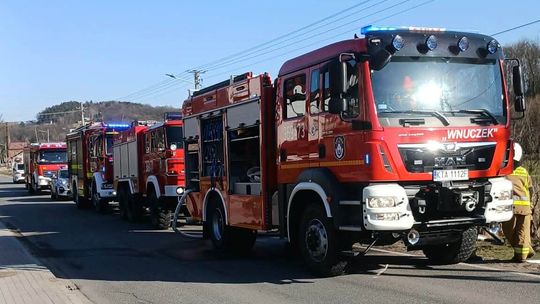 Jedna osoba poszkodowana w pożarze domu w powiecie tarnowskim