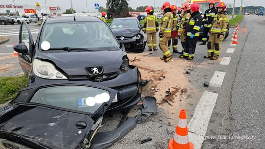 Jedna osoba została poszkodowana w wypadku w Tarnowie