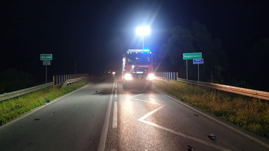 Kierujący skuterem zmarł w szpitalu po wypadku z bmw w Bogoniowicach