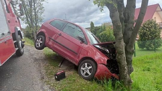 Kobieta została zabrana do szpitala, po wypadku w Czchowie