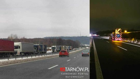 Kolejka samochodów ciężarowych do granicy z Ukrainą sięgnęła Tarnowa