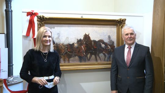 Kolejny fragment Panoramy Siedmiogrodzkiej w tarnowskim Muzeum Okręgowym