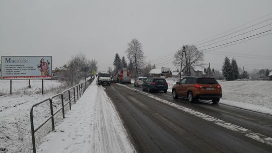 Kolizja pojazdów w Tuchowie