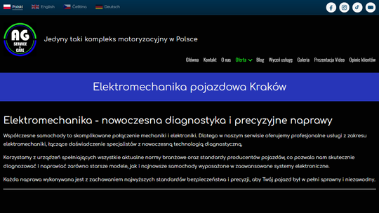Kontrolki, problemy z rozruchem i niedziałająca elektronika - kiedy kierowca z Krakowa powinien zgłosić się do elektromechanika?