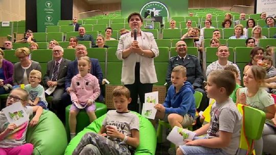 Kraków: Wicepremier Szydło prowadziła lekcję bezpieczeństwa dla dzieci