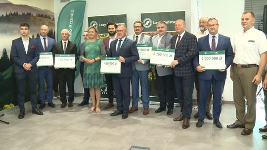 Lasy Państwowe przekazały ponad 9 mln zł lokalnym samorządom