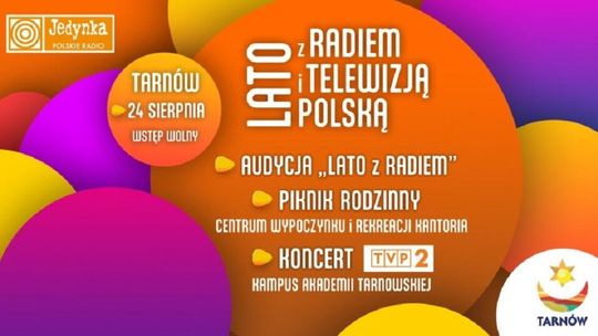 Lato z Radiem i TVP w Tarnowie. Magistrat podpowiada gdzie zaparkować [MAPA]