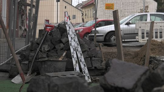 Ludzkie szczątki na ulicy Bernardyńskiej w Tarnowie