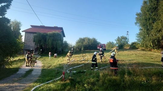 Łysa Góra. Mężczyzna spłonął w pożarze domu