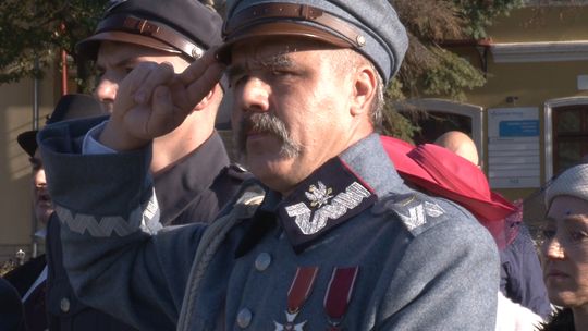 Marszałek Piłsudski na wojnickim rynku