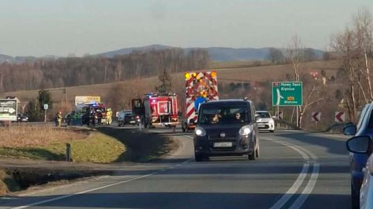 Mercedesy zderzyły się w Tymowej