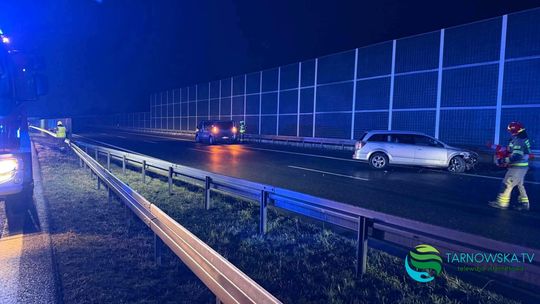 Miał być karambol na A4 pod Tarnowem, okazało się że doszło do kolizji