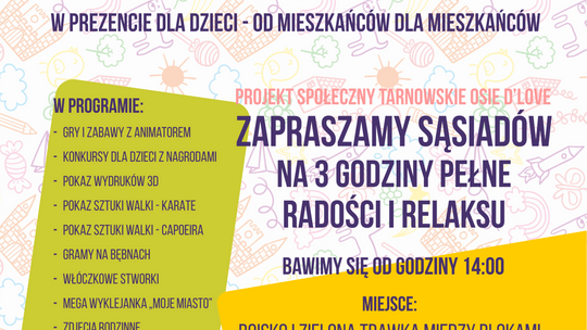 „Na Westerplatte rządzą dzieci” – mieszkańcy Westerplatte zapraszają sąsiadów na piknik! 