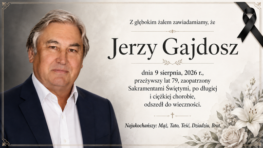 Nie żyje Jerzy Gajdosz. Znany tarnowski przedsiębiorca, społecznik i były Król Kurkowy miał 79 lat