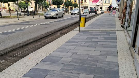 Nowe chodniki w centrum miasta Brzeska