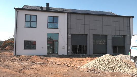 Nowoczesna strażnica w Mikluszowicach - budowa nowej remizy na ostatniej prostej