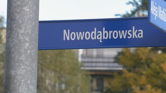 Nowodąbrowska w przebudowie. Powstanie nowoczesny ciąg pieszo-rowerowy