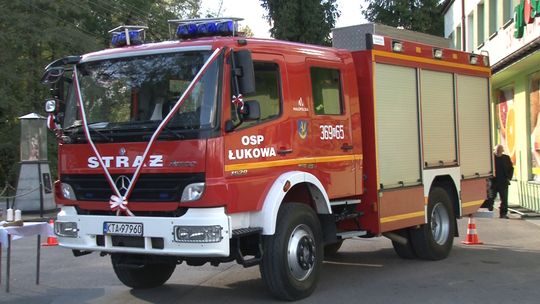 Nowy wóz strażacki w OSP Łukowa