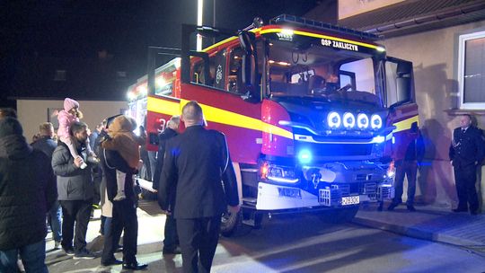 Nowy wóz strażacki w OSP Zakliczyn
