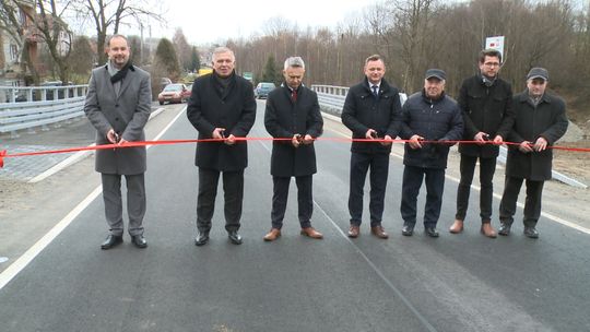Oficjalne otwarcie mostu w Olszynach