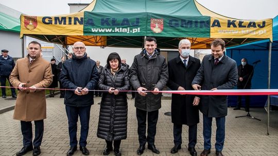 Otwarcie rozbudowanej oczyszczalni ścieków w Kłaju