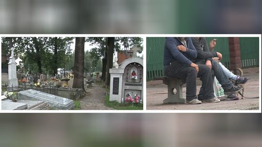 Piją i śmiecą na brzeskim cmentarzu