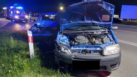 Pijany kierowca spowodował wypadek w Żabnie