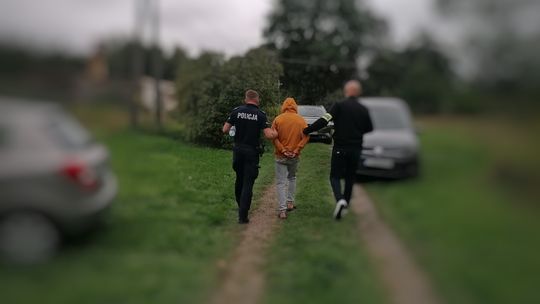 Plantator z gminy Radłów aresztowany przez policję