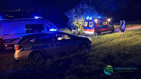 Potrącenie biegacza pod Marcinką przez motocross. Są osoby poszkodowane!