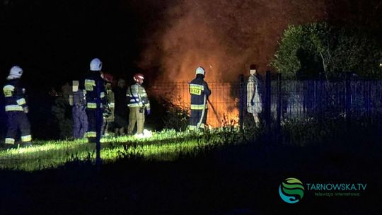 Pożar na Ablewicza w Koszycach Wielkich