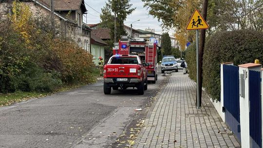 Pożar pustostanu w Tarnowie