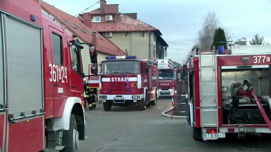 Pożar szkoły w Ilkowicach